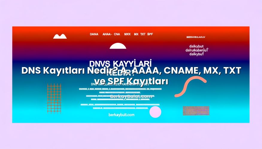 DNS Kayıtları Nedir? A, AAAA, CNAME, MX, TXT ve SPF Kayıtları başlıklı makale görseli