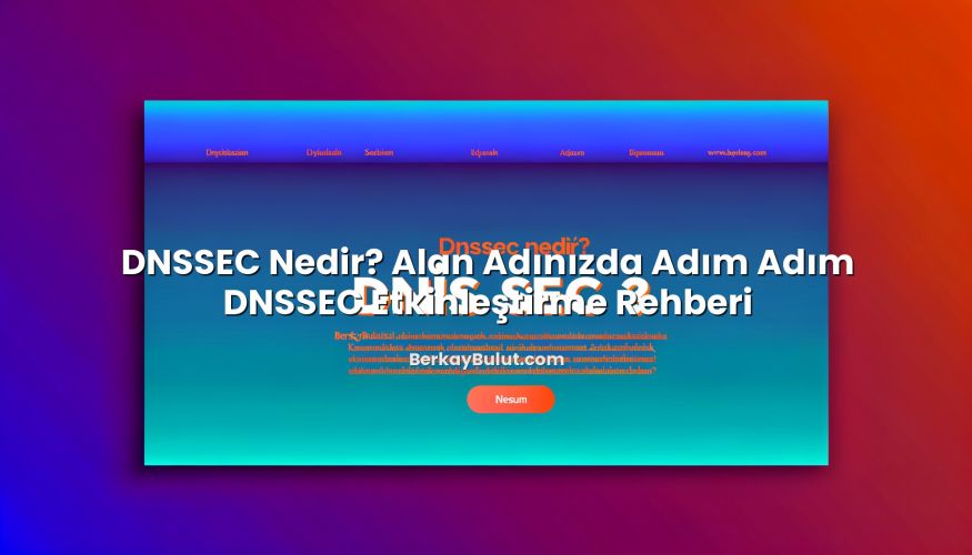 DNSSEC Nedir? Alan Adınızda Adım Adım DNSSEC Etkinleştirme Rehberi başlıklı makale görseli