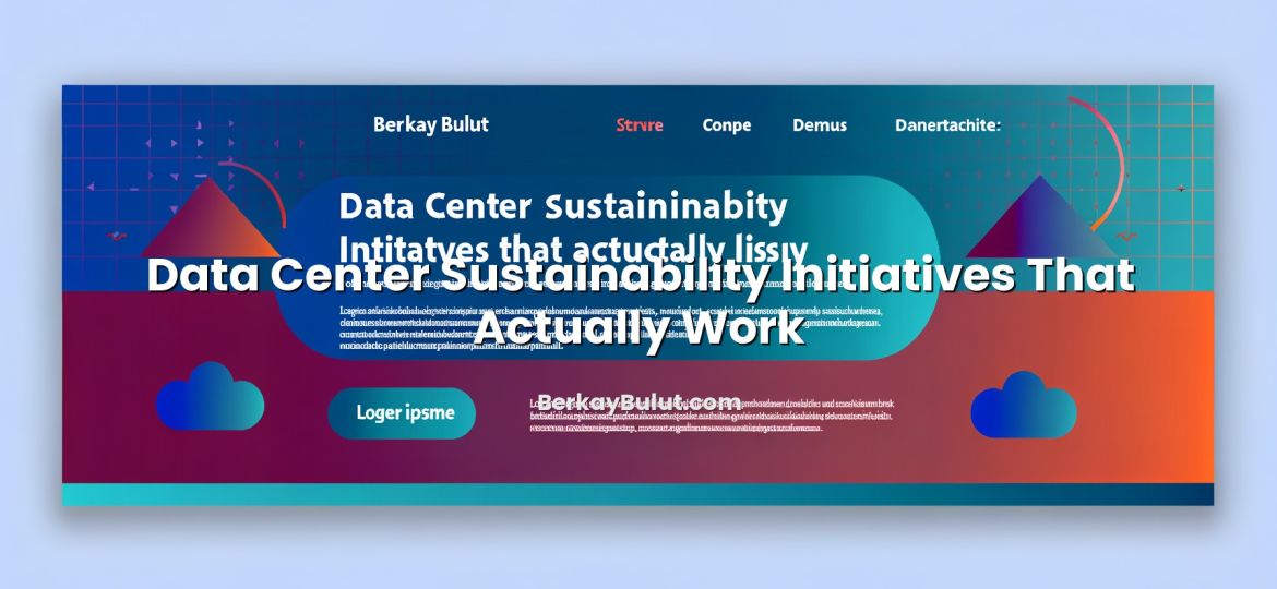 Informative image about Data Center Sustainability Initiatives That Actually Work