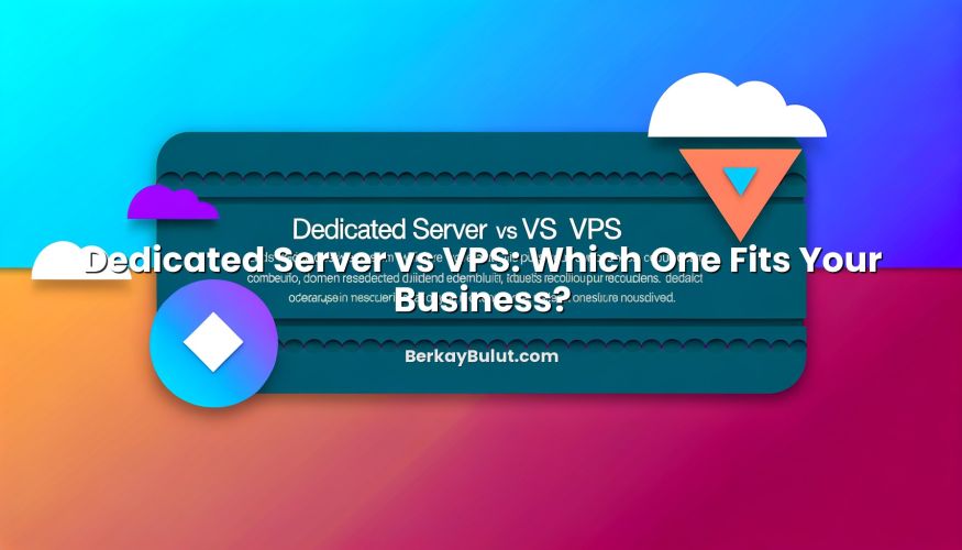 Illustration depicting Dedicated Server vs VPS: Which One Fits Your Business? concept