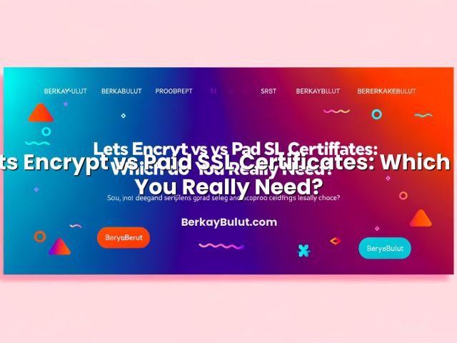 Featured image for Lets Encrypt vs Paid SSL Certificates: Which Do You Really Need? article