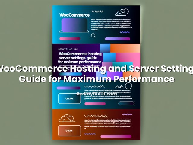 Illustration depicting WooCommerce Hosting and Server Settings Guide for Maximum Performance concept