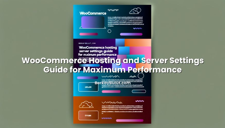 Illustration depicting WooCommerce Hosting and Server Settings Guide for Maximum Performance concept