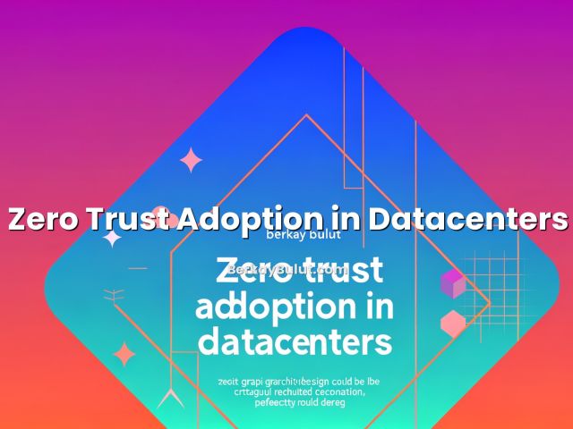 Visual representation of Zero Trust Adoption in Datacenters
