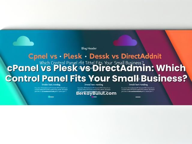 Visual representation of cPanel vs Plesk vs DirectAdmin: Which Control Panel Fits Your Small Business?